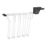 Maxbell Bread Loaf Slice Holder Practical Griddle Warming Rack for Roasting Grilling black