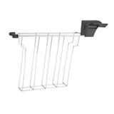 Maxbell Bread Loaf Slice Holder Practical Griddle Warming Rack for Roasting Grilling black
