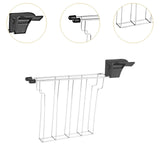 Maxbell Bread Loaf Slice Holder Practical Griddle Warming Rack for Roasting Grilling black