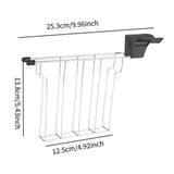 Maxbell Bread Loaf Slice Holder Practical Griddle Warming Rack for Roasting Grilling black