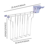 Maxbell Bread Loaf Slice Holder Practical Griddle Warming Rack for Roasting Grilling grey