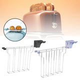 Maxbell Bread Loaf Slice Holder Practical Griddle Warming Rack for Roasting Grilling grey