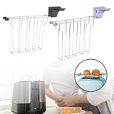 Maxbell Bread Loaf Slice Holder Practical Griddle Warming Rack for Roasting Grilling grey