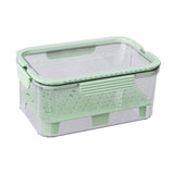 Maxbell Ice Chilled Camping Food Container Fruit Storage Container for Fridge Veggie Green