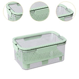 Maxbell Ice Chilled Camping Food Container Fruit Storage Container for Fridge Veggie Green