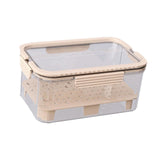 Maxbell Ice Chilled Camping Food Container Fruit Storage Container for Fridge Veggie Beige