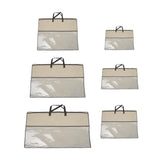 Maxbell Clothing Organizer with Zipper Blanket Storage Bag for Clothes Pillows Sheet 35x35cm