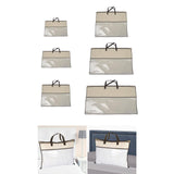 Maxbell Clothing Organizer with Zipper Blanket Storage Bag for Clothes Pillows Sheet 35x35cm