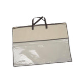 Maxbell Clothing Organizer with Zipper Blanket Storage Bag for Clothes Pillows Sheet 35x35cm