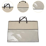 Maxbell Clothing Organizer with Zipper Blanket Storage Bag for Clothes Pillows Sheet 35x35cm