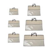 Maxbell Clothing Organizer with Zipper Blanket Storage Bag for Clothes Pillows Sheet 35x35cm
