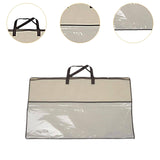 Maxbell Clothing Organizer with Zipper Blanket Storage Bag for Clothes Pillows Sheet 37x47cm