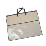 Maxbell Clothing Organizer with Zipper Blanket Storage Bag for Clothes Pillows Sheet 45x45cm