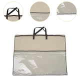 Maxbell Clothing Organizer with Zipper Blanket Storage Bag for Clothes Pillows Sheet 45x45cm