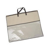 Maxbell Clothing Organizer with Zipper Blanket Storage Bag for Clothes Pillows Sheet 55x55cm