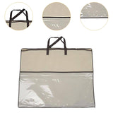 Maxbell Clothing Organizer with Zipper Blanket Storage Bag for Clothes Pillows Sheet 55x55cm