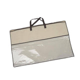 Maxbell Clothing Organizer with Zipper Blanket Storage Bag for Clothes Pillows Sheet 45x65cm
