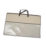Maxbell Clothing Organizer with Zipper Blanket Storage Bag for Clothes Pillows Sheet 50x75cm