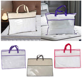 Maxbell Closet Organizer Moving Bag Clothes Organizer for Clothes Blankets Bed Sheet red edge