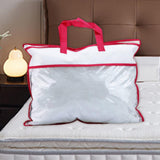 Maxbell Closet Organizer Moving Bag Clothes Organizer for Clothes Blankets Bed Sheet red edge