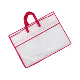 Maxbell Closet Organizer Moving Bag Clothes Organizer for Clothes Blankets Bed Sheet red edge