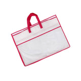 Maxbell Closet Organizer Moving Bag Clothes Organizer for Clothes Blankets Bed Sheet red edge
