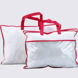 Maxbell Closet Organizer Moving Bag Clothes Organizer for Clothes Blankets Bed Sheet red edge