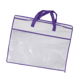 Maxbell Closet Organizer Moving Bag Clothes Organizer for Clothes Blankets Bed Sheet violet edge