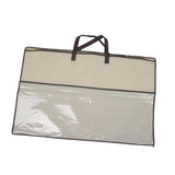 Maxbell Closet Organizer Moving Bag Clothes Organizer for Clothes Blankets Bed Sheet brown edge