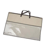 Maxbell Closet Organizer Moving Bag Clothes Organizer for Clothes Blankets Bed Sheet brown edge