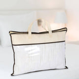 Maxbell Closet Organizer Moving Bag Clothes Organizer for Clothes Blankets Bed Sheet brown edge