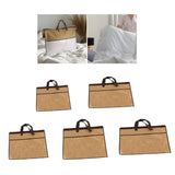 Maxbell Clothing Organizer Large Blanket Storage Bag for Bedding Linen Sweater Duvet 35x35cm