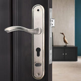 Maxbell Security Door Handles Maintenance Modern Lever Handles for Hotel Office Home Left Opening