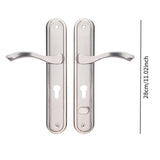 Maxbell Security Door Handles Maintenance Modern Lever Handles for Hotel Office Home Left Opening