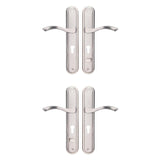Maxbell Security Door Handles Maintenance Modern Lever Handles for Hotel Office Home Left Opening