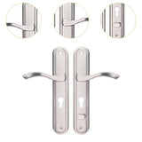 Maxbell Security Door Handles Maintenance Modern Lever Handles for Hotel Office Home Left Opening