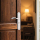 Maxbell Security Door Handles Maintenance Modern Lever Handles for Hotel Office Home Right Opening