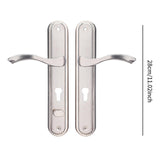 Maxbell Security Door Handles Maintenance Modern Lever Handles for Hotel Office Home Right Opening