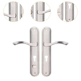 Maxbell Security Door Handles Maintenance Modern Lever Handles for Hotel Office Home Right Opening