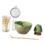 Maxbell 5x Matcha Tea Set Japanese Tea Making Tools Matcha Ceremony Gift Matcha Bowl Green