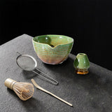 Maxbell 5x Matcha Tea Set Japanese Tea Making Tools Matcha Ceremony Gift Matcha Bowl Green