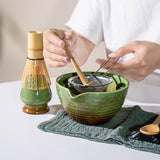 Maxbell 5x Matcha Tea Set Japanese Tea Making Tools Matcha Ceremony Gift Matcha Bowl Green