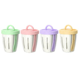 Maxbell Salad Cup with Fork Reusable Fruit Salad Storage Cup for Picnic Cereal Lunch Green