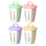 Maxbell Salad Cup with Fork Reusable Fruit Salad Storage Cup for Picnic Cereal Lunch Green