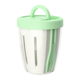 Maxbell Salad Cup with Fork Reusable Fruit Salad Storage Cup for Picnic Cereal Lunch Green