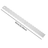 Maxbell Guitar String Action Gauge Ruler Universal Card Luthier Tool for Instruments