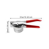 Maxbell Lemon Squeezer Juicer Handheld Versatile Stainless Steel Fruit Juicer Red S