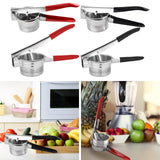 Maxbell Lemon Squeezer Juicer Handheld Versatile Stainless Steel Fruit Juicer Red S