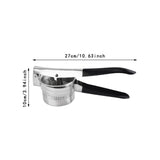 Maxbell Lemon Squeezer Juicer Handheld Versatile Stainless Steel Fruit Juicer Black S