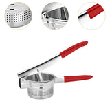Maxbell Lemon Squeezer Juicer Handheld Versatile Stainless Steel Fruit Juicer Red L